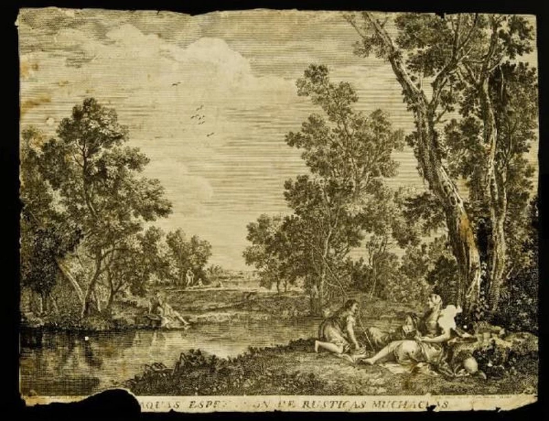 Paesaggio fluviale con figure - Musei Civici, Monza